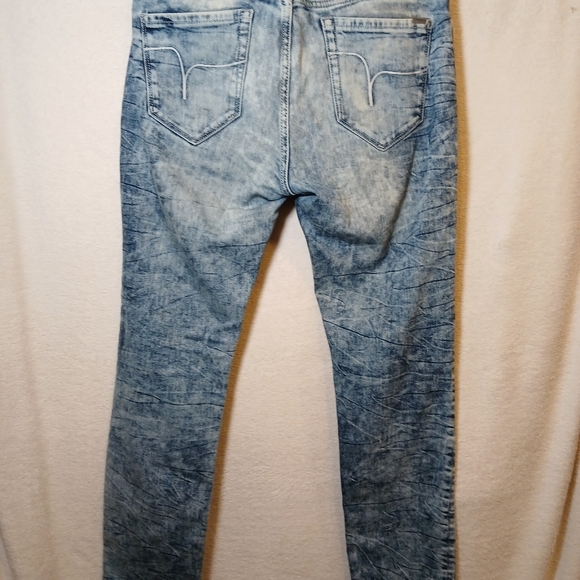 Flying  Machine Blue Label Premium Denim Jeans Size 34 Slim Tapered - Picture 5 of 10